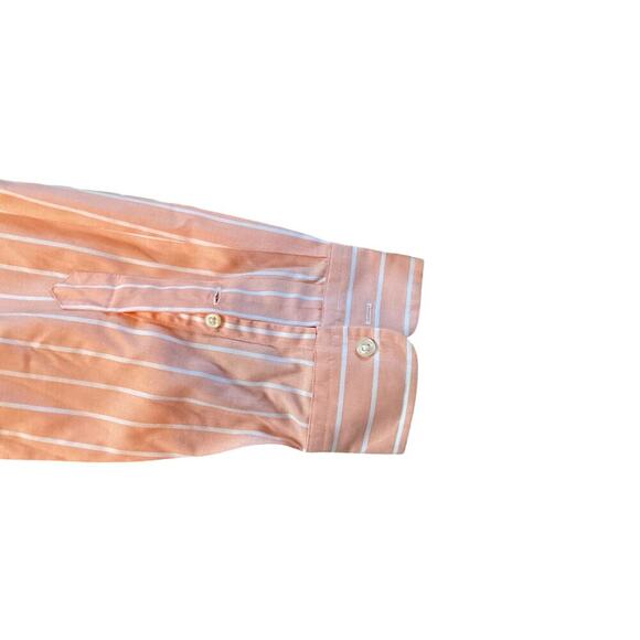 Ralph Lauren Long Sleeve Button Down. Peach/Orange Color. Size XXL - Picture 6 of 7